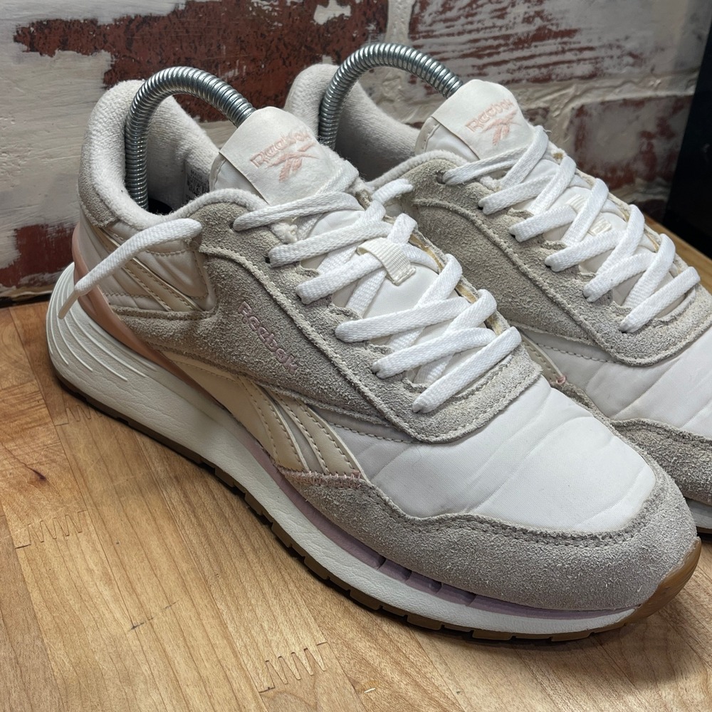 Reebok Classic‎ Legacy AZ Womens Chalk Rose Gold Sneakers AR30193W Size 8.5